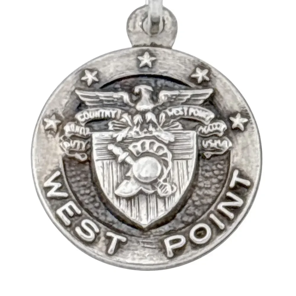 Vintage Sterling Silver 925 West Point USMA Charm Pendant_3
